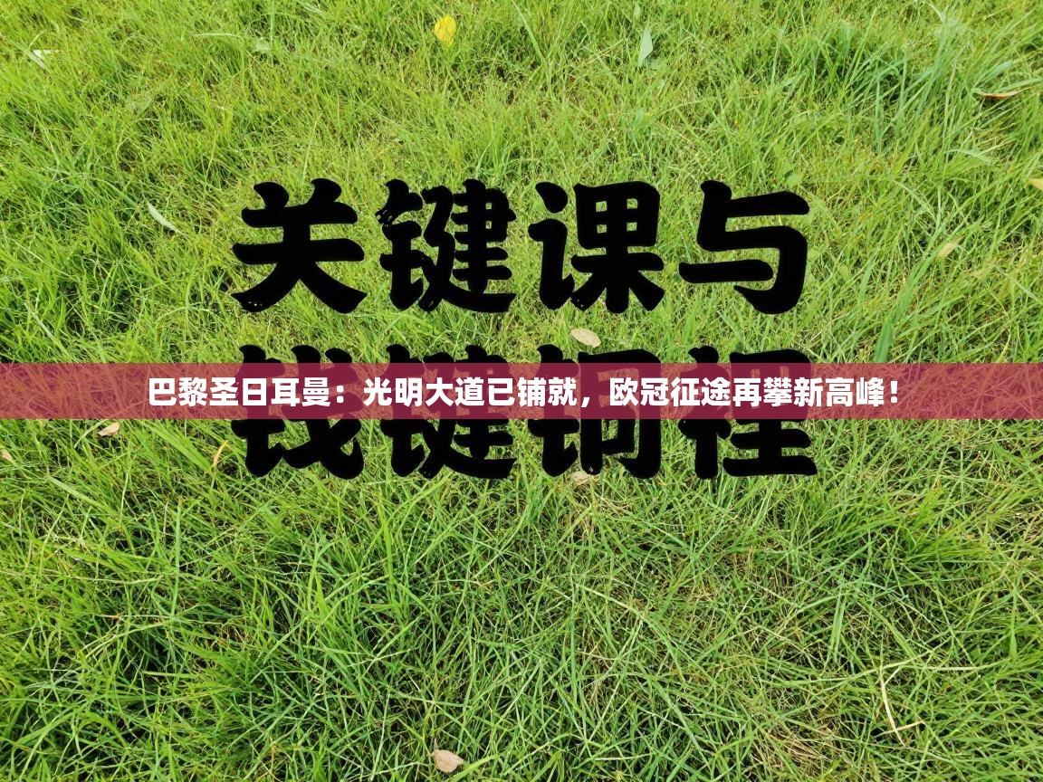 巴黎圣日耳曼：光明大道已铺就，欧冠征途再攀新高峰！  第1张